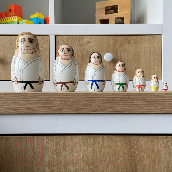 Изображение товара Матрешка сувенирная Брестская Фабрика Сувениров Боевые искусства / 7140