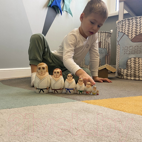 Изображение товара Матрешка сувенирная Брестская Фабрика Сувениров Боевые искусства / 7140