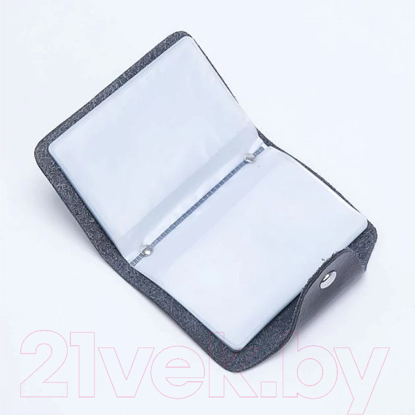 Изображение товара Визитница Poshete 878-002-BLK (черный)