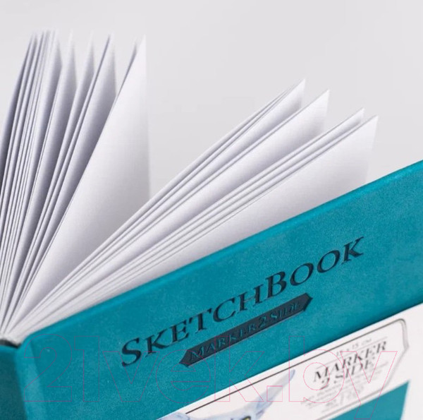 Изображение товара Скетчбук Малевичъ 401143 (40л, бирюзовый)