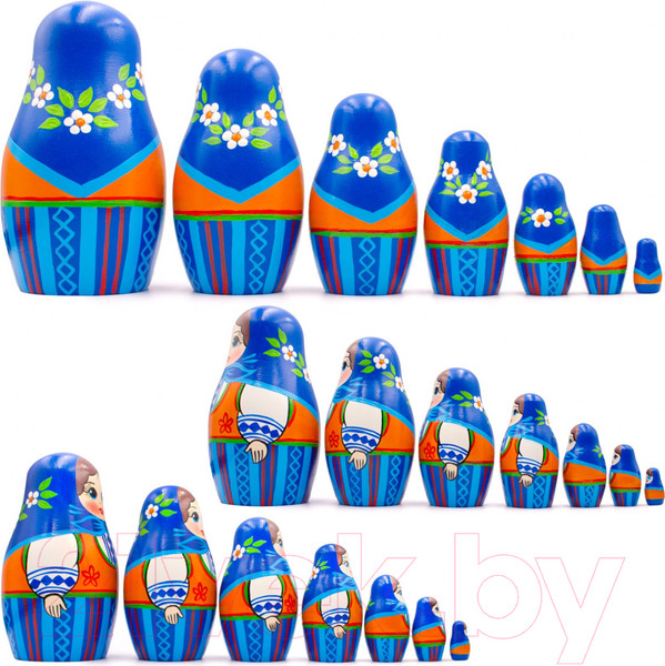 Изображение товара Матрешка сувенирная Брестская Фабрика Сувениров Матрешки в немецком платье Dirndl / 7053