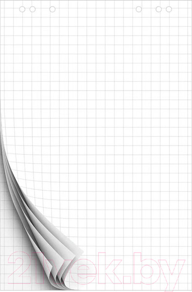 Изображение товара Бумага для флипчарта OfficeSpace 235022 (20л, клетка)