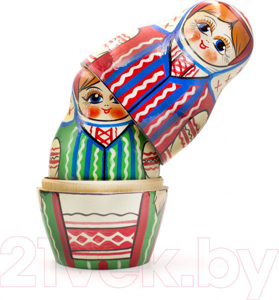 Изображение товара Матрешка сувенирная Брестская Фабрика Сувениров В белорусском традиционном платье / 7038