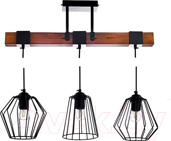 Изображение товара Люстра Aitin-Pro C1301/3 (черный)