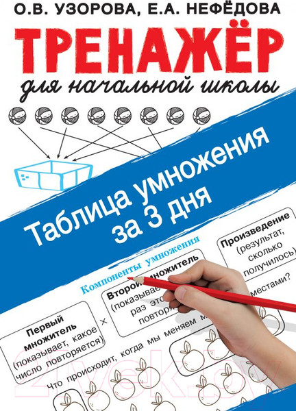 Изображение товара Учебное пособие АСТ Таблица умножения за 3 дня (Узорова О.В., Нефедова Е.А.)