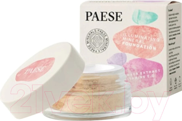 Изображение товара Пудра рассыпчатая Paese Illuminating Mineral Foundation минеральная иллюминирующая 202W (7г)