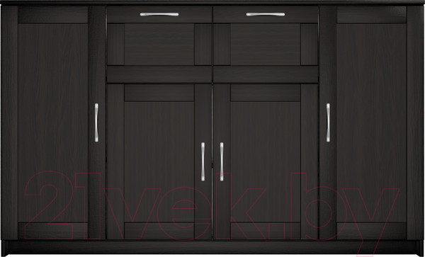 Изображение товара Тумба Mio Tesoro Сириус 4 двери и 2 ящика 156x95 2.02.03.300.5 (дуб венге)