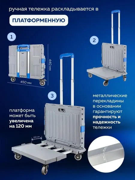 Изображение товара Тележка ручная Forsage F-L019