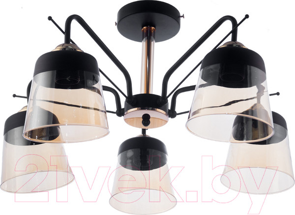 Изображение товара Люстра Aitin-Pro XA1188B/5 (черный/золото)