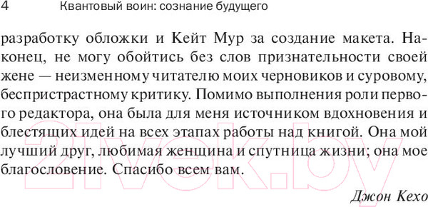 Изображение товара Книга Попурри Квантовый воин: сознание будущего (2022) (Кехо Дж.)