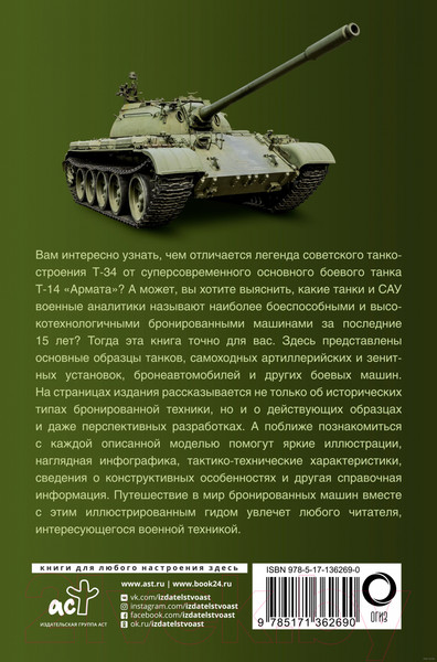 Изображение товара Книга АСТ Танки и бронетехника. Популярный иллюстрированный гид (Мерников А.Г.)