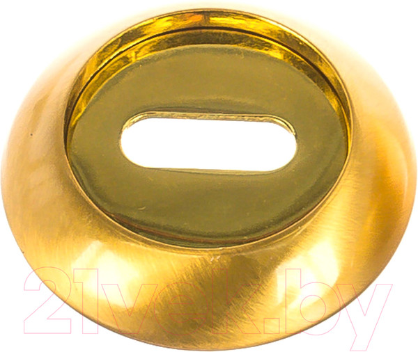 Изображение товара Накладка под сувальдный ключ Ренц INOB 08 SG/GP (латунь матовая/латунь блестящая)