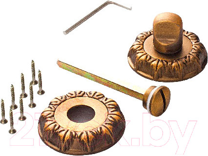 Изображение товара Фиксатор дверной защелки Ренц INBK 10 CF (кофе)