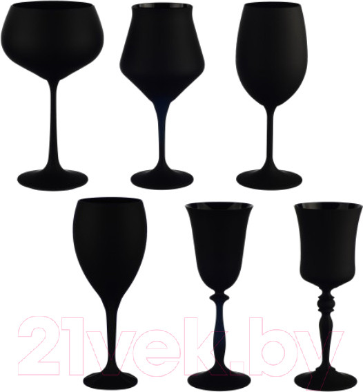 Изображение товара Набор бокалов Bohemia Шахматы 40934/D5220/350 (6шт)