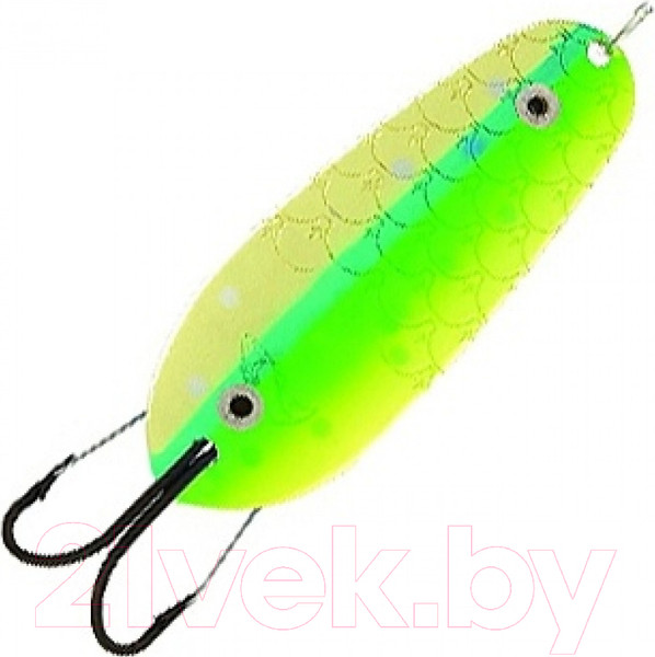 Изображение товара Блесна Kuusamo Rasanen Weedless 70/10 Fye/GR/BLU/W-B New / 589002