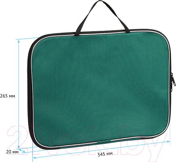 Изображение товара Папка-портфель ArtSpace ПМ_А4_9330 (темно-зеленый)