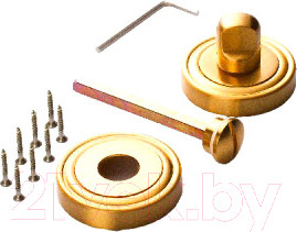 Изображение товара Фиксатор дверной защелки Ренц INBK 16 SG (латунь матовая)