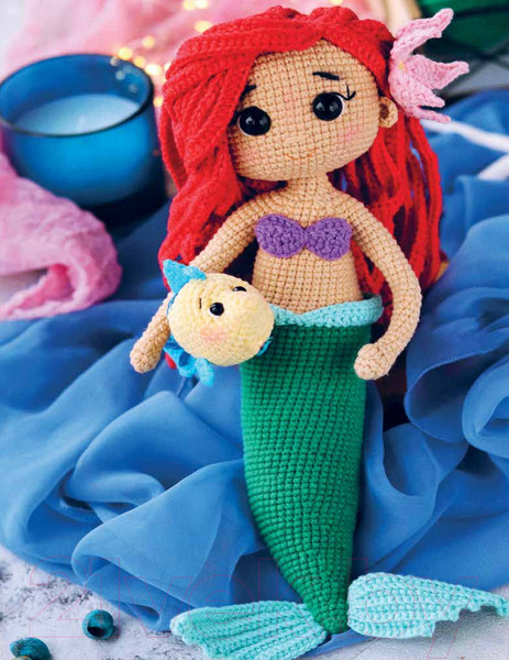 Изображение товара Книга АСТ Суперигрушки крючком. Милые каркасные куклы (Лобачева Д.Э.)