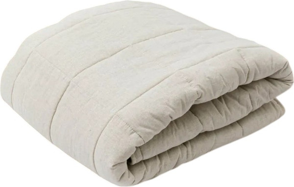 Изображение товара Одеяло Лен наш Лен/овечья шерсть Евро / 208840 (200x220, бежевый)