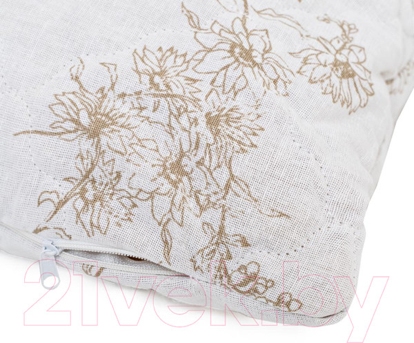Изображение товара Подушка для сна Лен наш Шведская Роза Лен 230734 (50x70, белый)