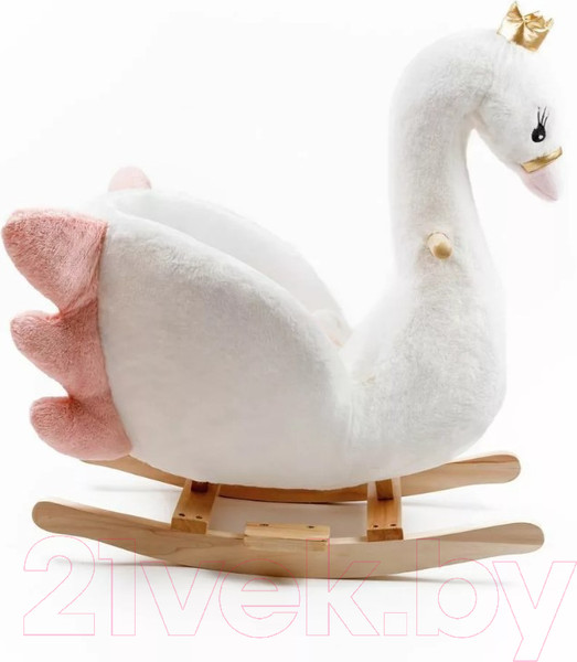 Изображение товара Качалка детская Amarobaby Лебедь / AMARO-28AS-Be (белый)
