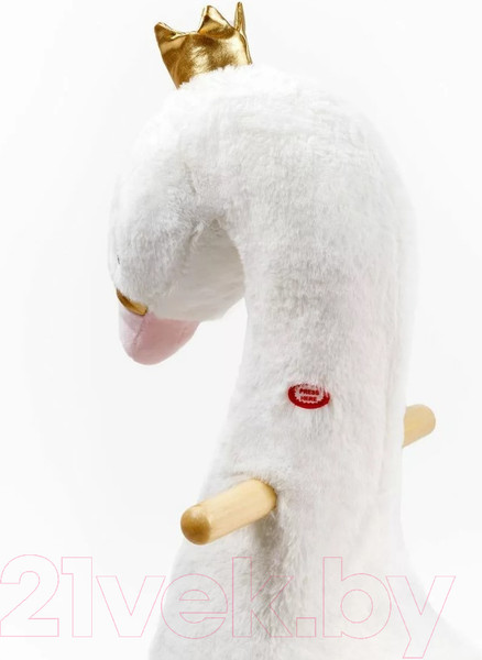 Изображение товара Качалка детская Amarobaby Лебедь / AMARO-28AS-Be (белый)