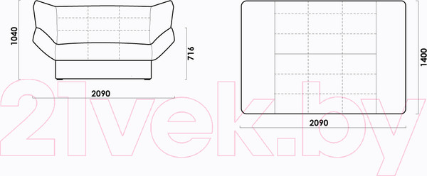 Изображение товара Диван Rivalli Дижон (Lounge 15)