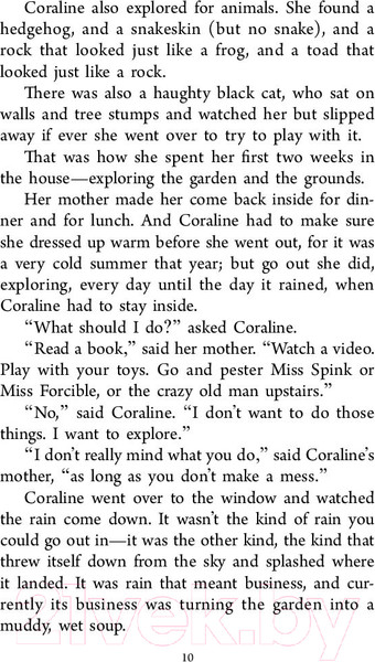 Изображение товара Книга АСТ Коралина. Уровень 4. Легко читаем по-английски (Гейман Н.)