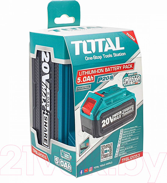 Изображение товара Аккумулятор для электроинструмента TOTAL TFBLI2053