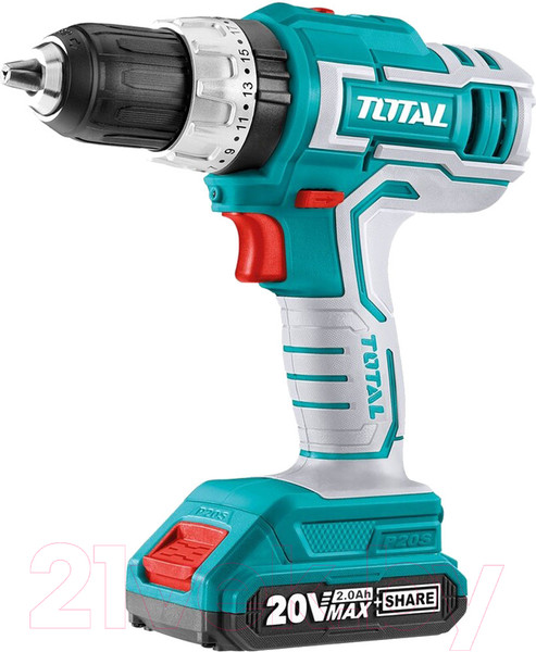 Изображение товара Аккумуляторная дрель-шуруповерт TOTAL TIDLI20031