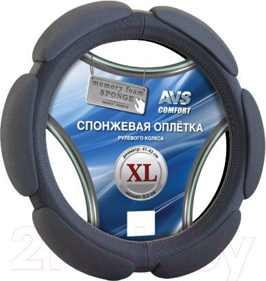 Изображение товара Оплетка на руль AVS SP-426XL-B / A07066S (XL, черный)