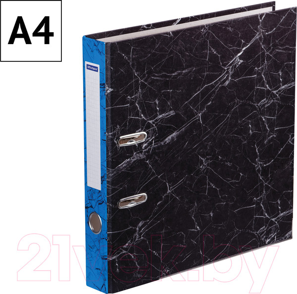 Изображение товара Папка-регистратор OfficeSpace 274408 (черный/синий)