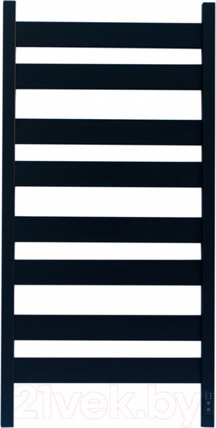 Изображение товара Полотенцесушитель электрический GRANULA Альфа Квадро 50x100 (терморегулятор, черный матовый)