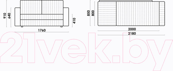 Изображение товара Диван Rivalli Алье (Newtone antracite)