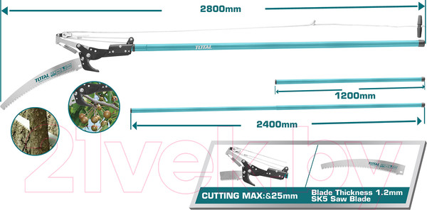 Изображение товара Высоторез механический TOTAL THEPS25281