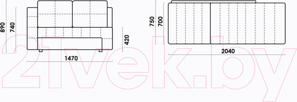 Изображение товара Тахта Rivalli Кинг (Gamma Vision)