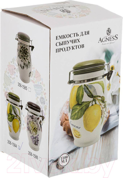 Изображение товара Емкость для хранения Agness 358-1584