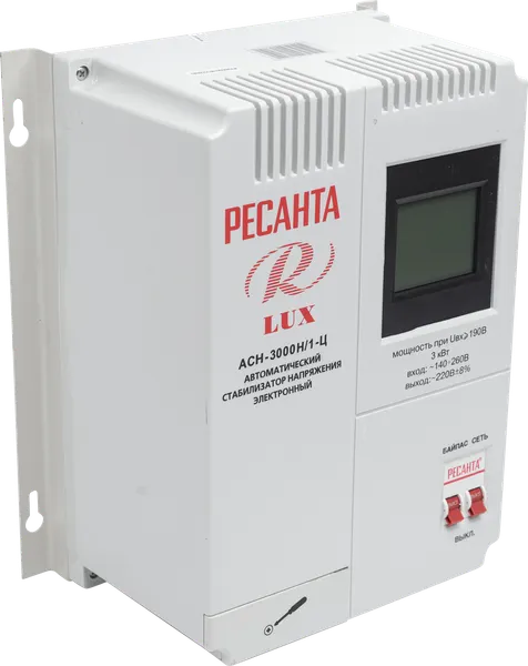 Изображение товара Стабилизатор напряжения Ресанта Lux АСН-3000Н/1-Ц