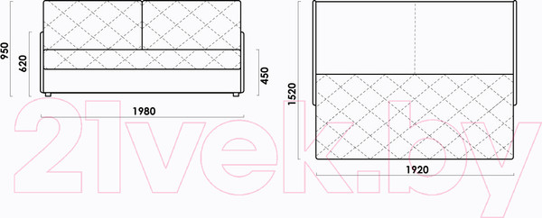 Изображение товара Диван Rivalli Тулуза (Lounge 12)