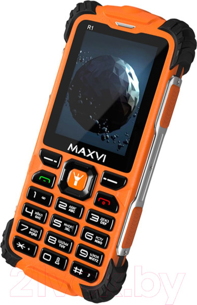 Изображение товара Мобильный телефон Maxvi R1 (оранжевый+ЗУ)