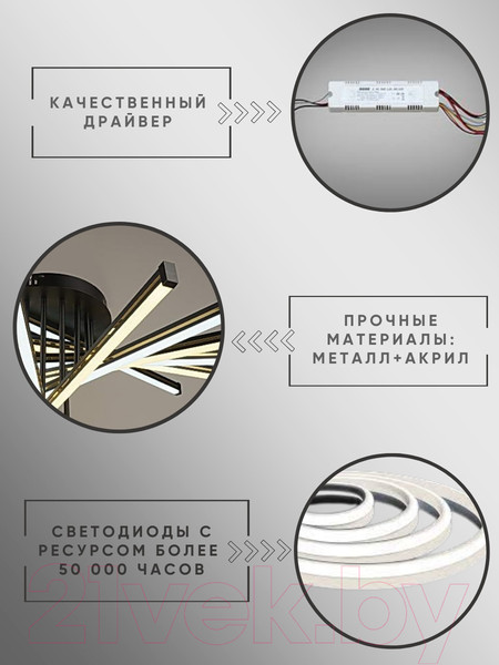 Изображение товара Потолочный светильник Aitin-Pro Y409/8