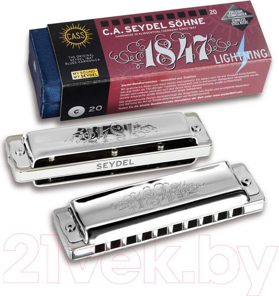 Изображение товара Губная гармошка Seydel Sohne 1847 Lightning C / 16601C