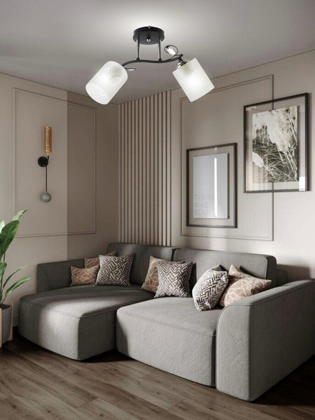 Изображение товара Потолочный светильник Aitin-Pro XA1253/2 (черный/хром)