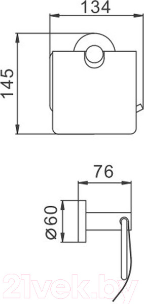 Изображение товара Держатель для туалетной бумаги Haiba HB8303