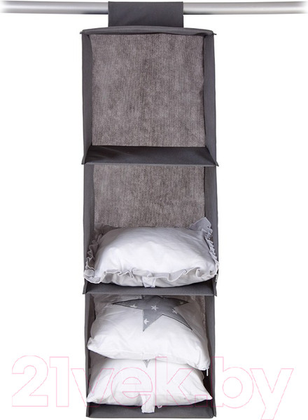 Изображение товара Кофр для хранения Polini Kids Home 30x30x90 / 0002579-3 (серый)