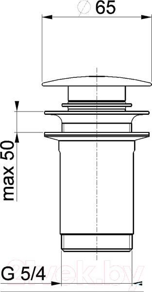 Изображение товара Донный клапан Armatura 660-254-00