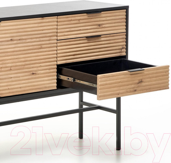 Изображение товара Тумба Halmar Murano КМ-1 (дуб артизан/черный)