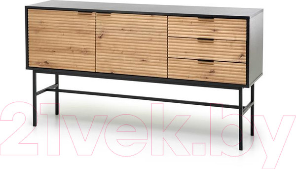 Изображение товара Тумба Halmar Murano КМ-1 (дуб артизан/черный)