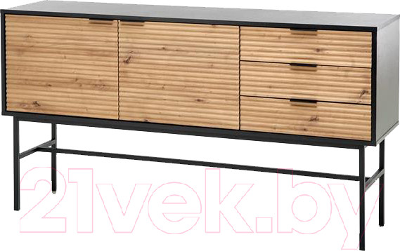 Изображение товара Тумба Halmar Murano КМ-1 (дуб артизан/черный)