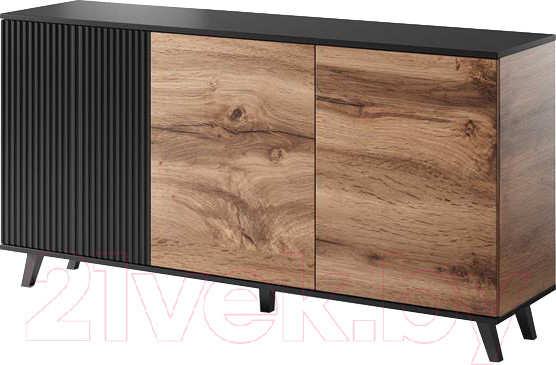 Изображение товара Тумба Halmar Random КМ-1 (дуб вотан/черный)